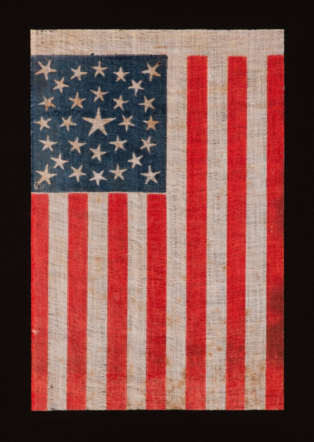 Antique American 29 Star Parade Flag with Stars in a Medallion Configuration (amerikanisch)