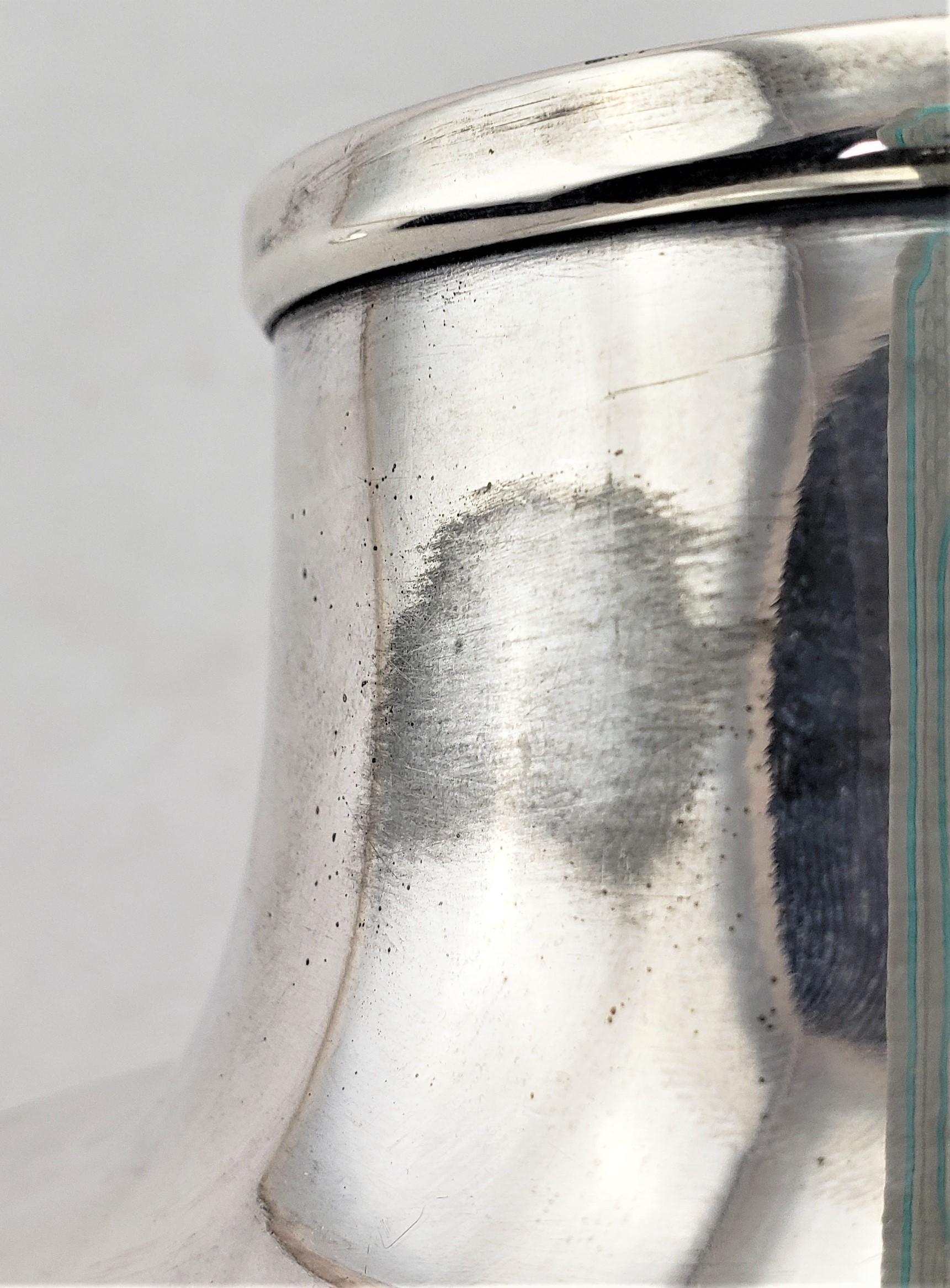 Ancienne urne à eau chaude américaine en métal argenté du mouvement esthétique américain en vente 9