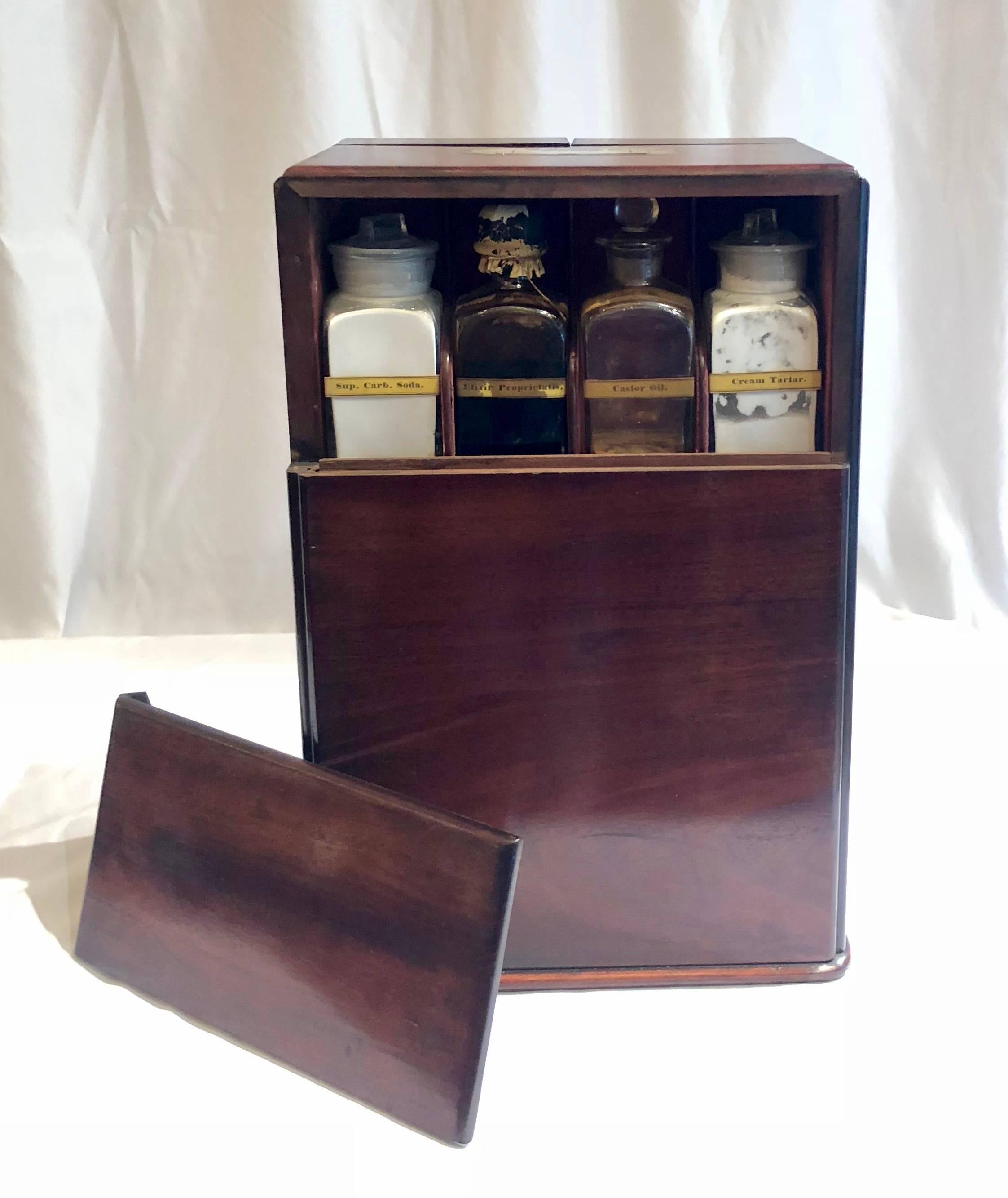 Antique American Apothecary Chest, circa 1880 In Excellent Condition In New Orleans, LA