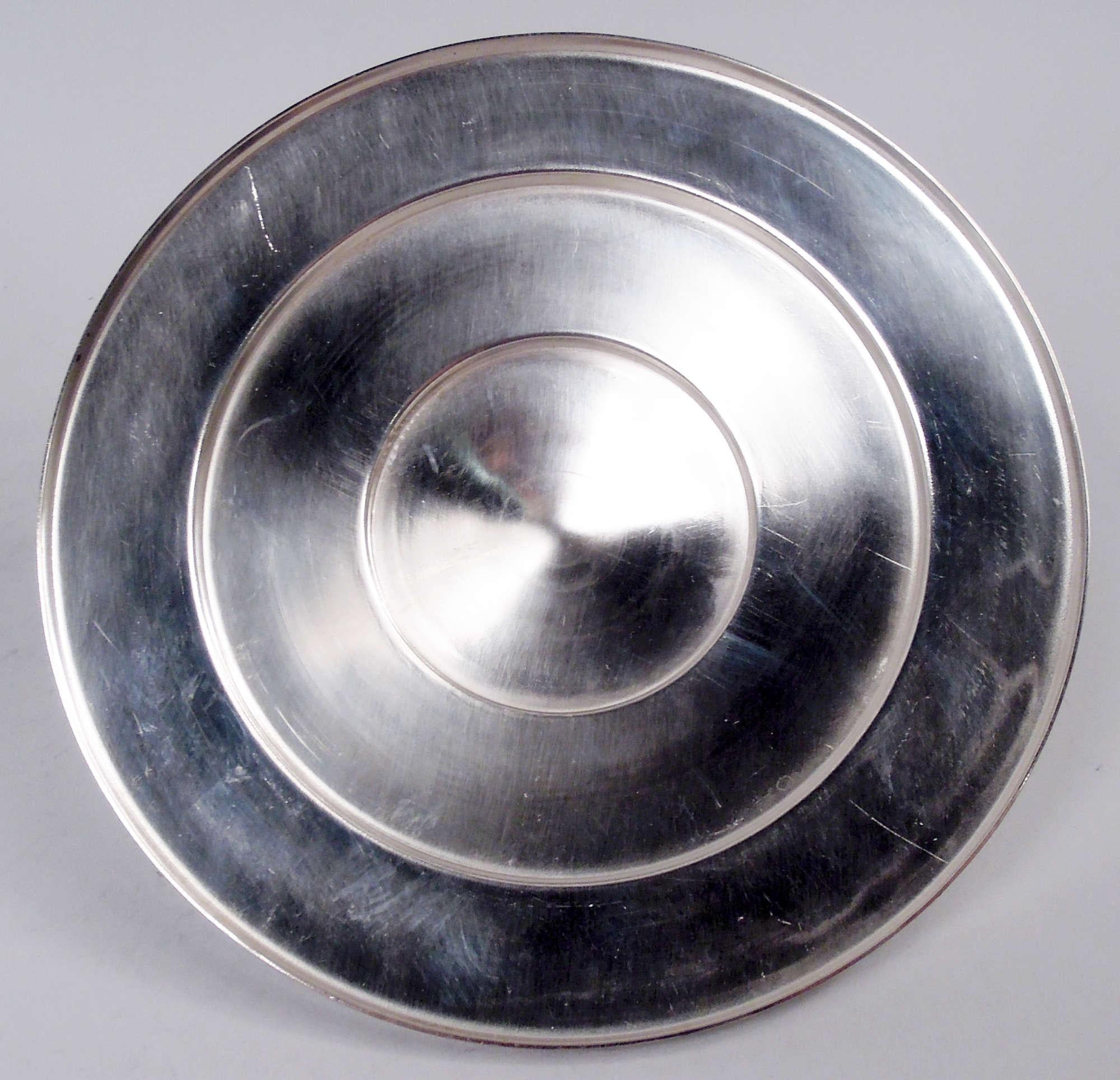 Seau à glace antique en métal argenté Art Déco américain par William Rogers Bon état - En vente à New York, NY