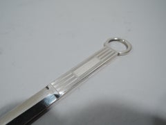 Ouvre-lettres américain ancien Art Déco en argent sterling