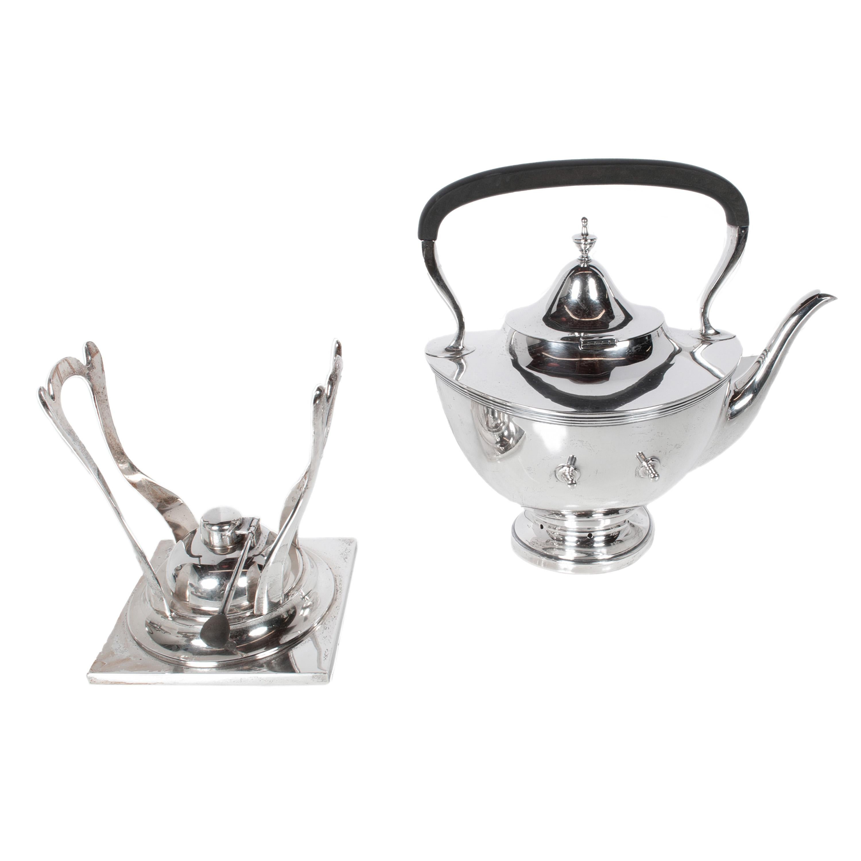 Antico servizio da tè e caffè in argento Sterling Art Deco americano Richard Dimes 1925 in vendita 1