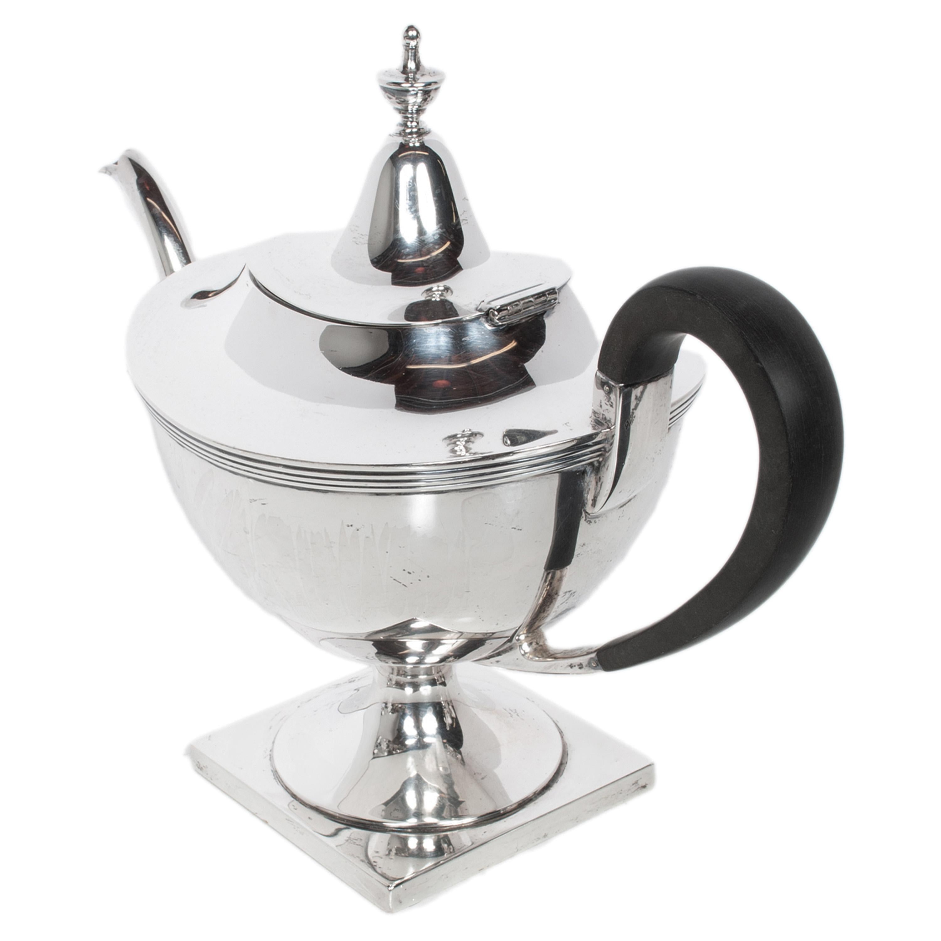 Antico servizio da tè e caffè in argento Sterling Art Deco americano Richard Dimes 1925 in vendita 3