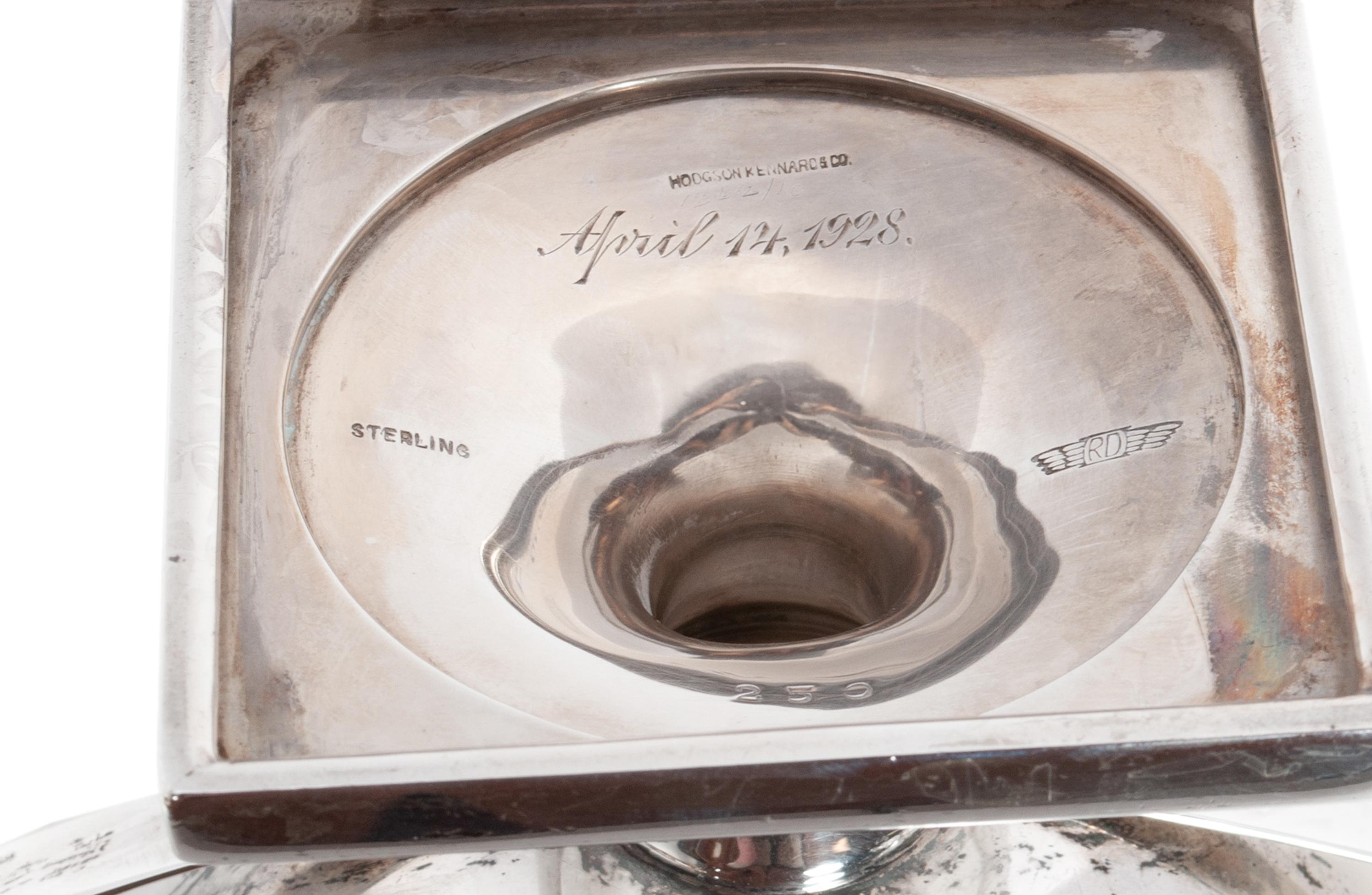 Antico servizio da tè e caffè in argento Sterling Art Deco americano Richard Dimes 1925 in vendita 11