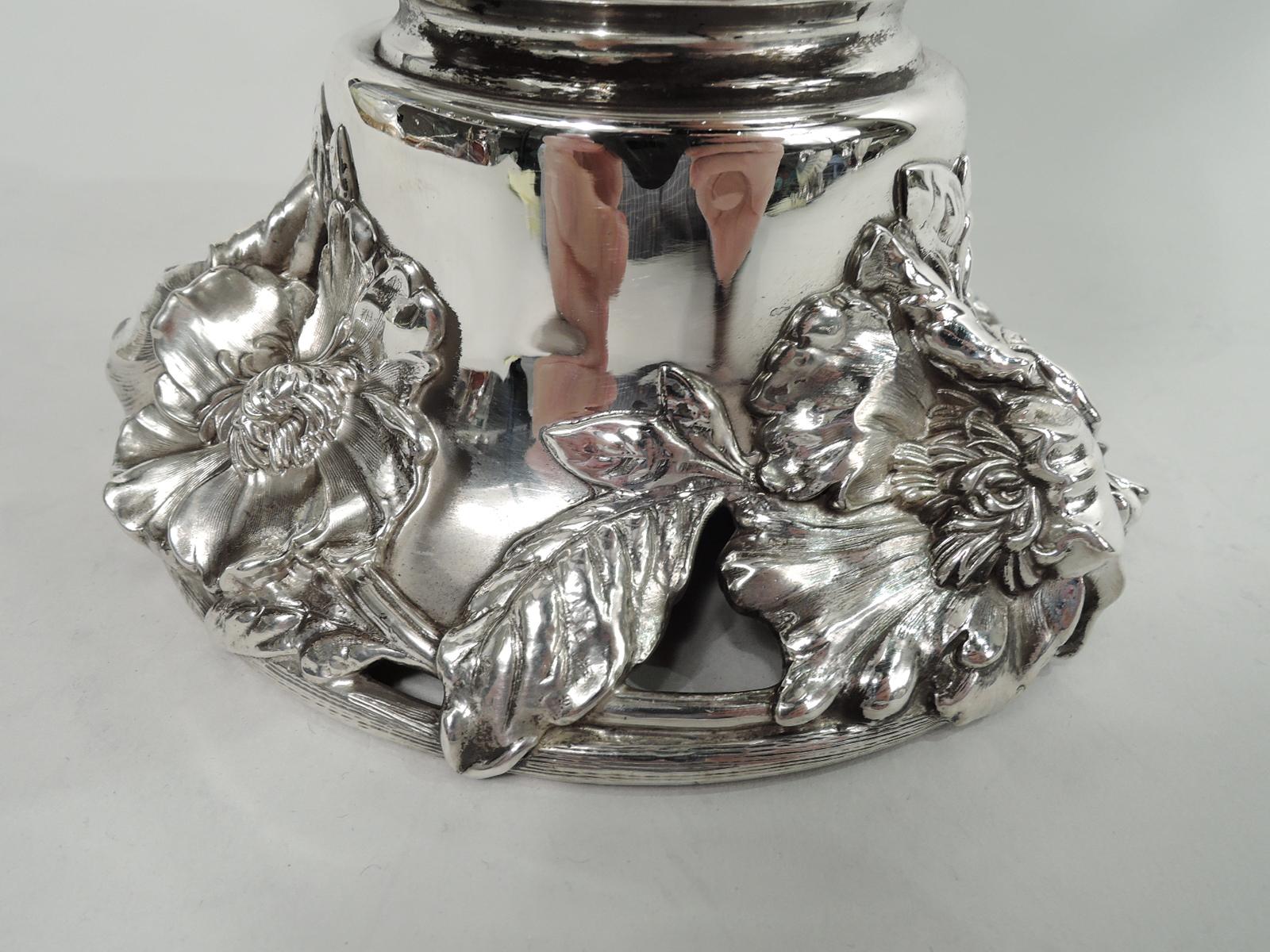 Antique American Art Nouveau Sterling Silver Loving Cup For Sale 1