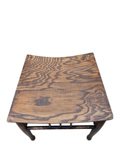 Antique American Arts and Crafts Mission Oak Side Table
