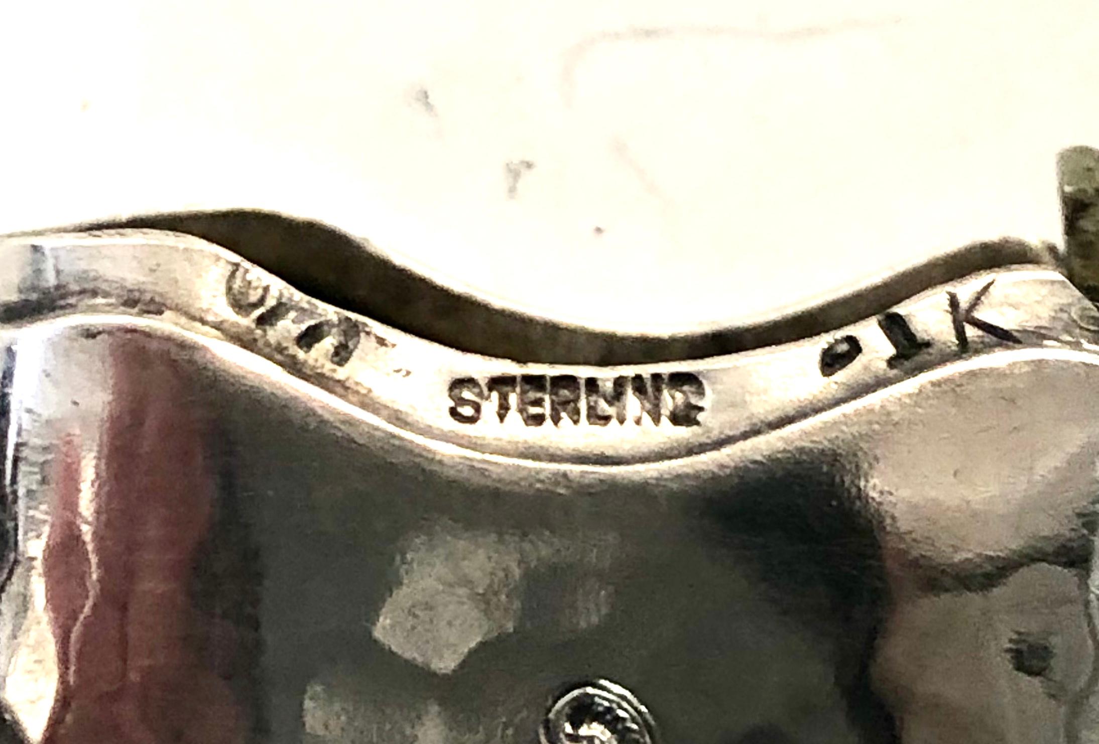 Antique American Arts & Crafts Sterling Match Safe or Vesta In Good Condition In CHARLESTON, SC