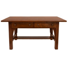 Antique American Arts Crafts Mission Oak Limberts Library writing Table Desk
