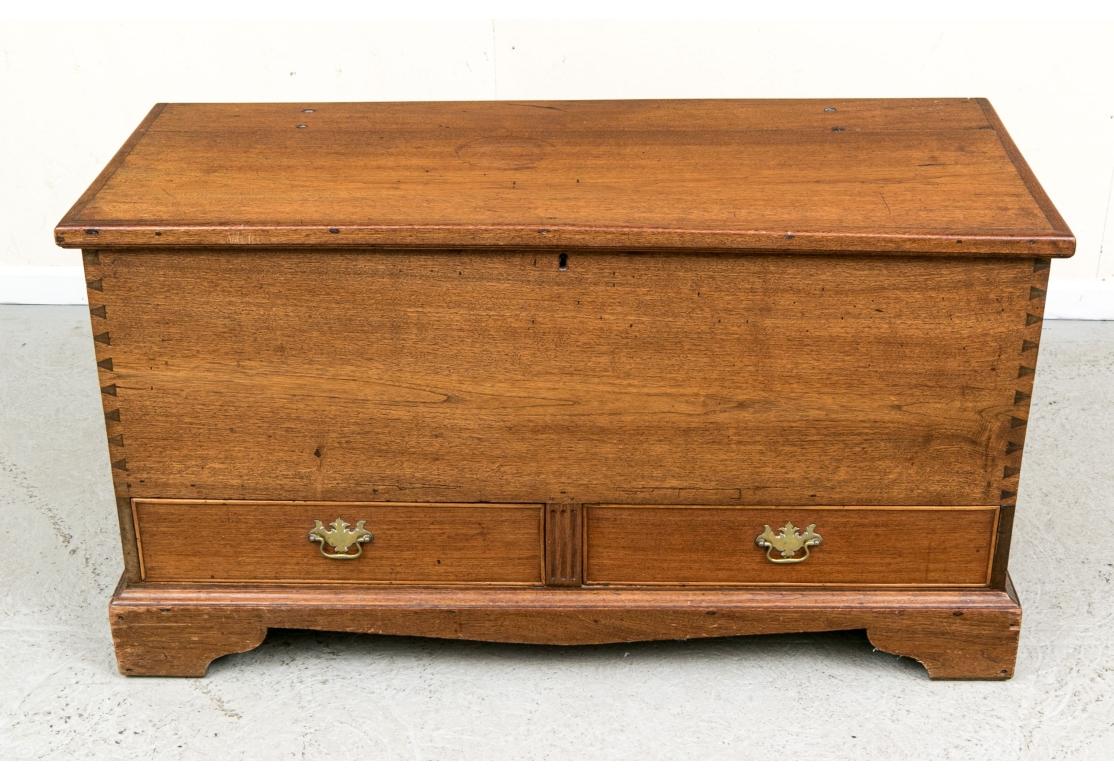 Arcón americano antiguo para mantas en venta 8