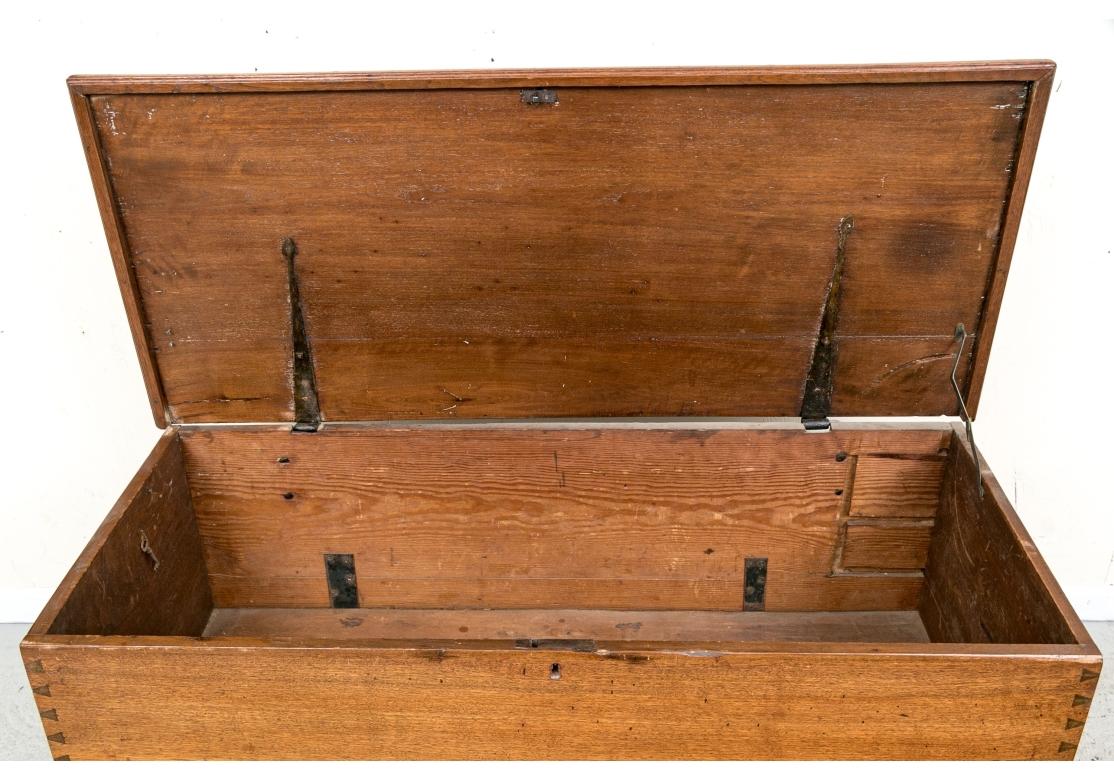 Arcón americano antiguo para mantas Latón en venta