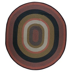 Amerikanischer geflochtener Teppich aus den 1980er Jahren ( 10' x 11'4"" - 304 x 345 cm)