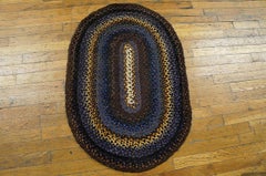 Antique American Braided Rug