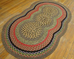 Antique American Braided Rug