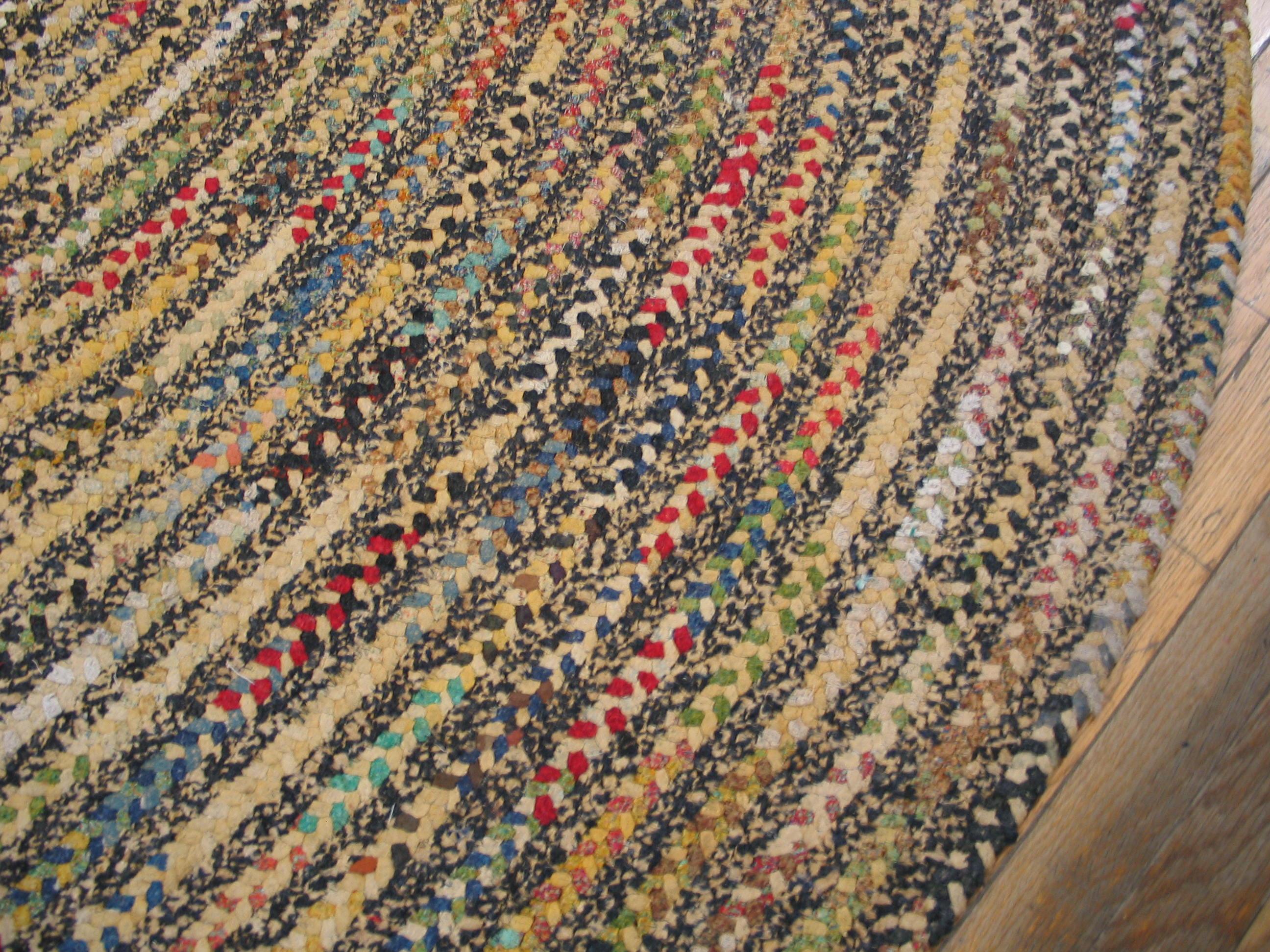 vintage handmade braided rugs