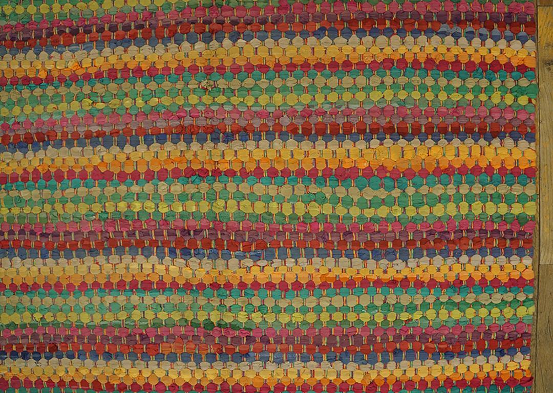 Mid-20th Century American Braided Rug ( 8'4