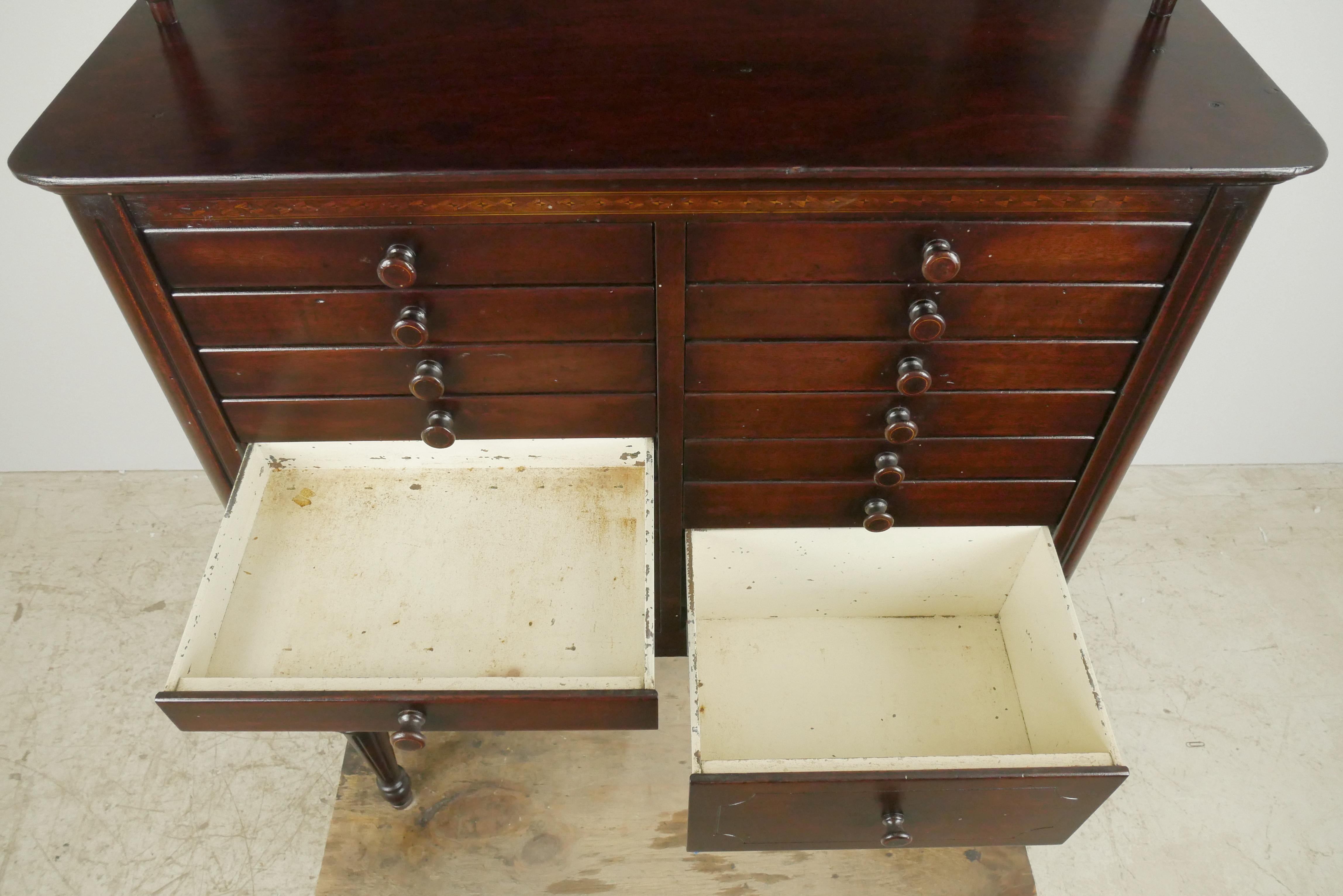 Antike American Cabinet Co. Dentalschrank aus Mahagoni im Angebot 3