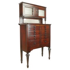Antique American Cabinet Co. Mahogany Dental Cabinet