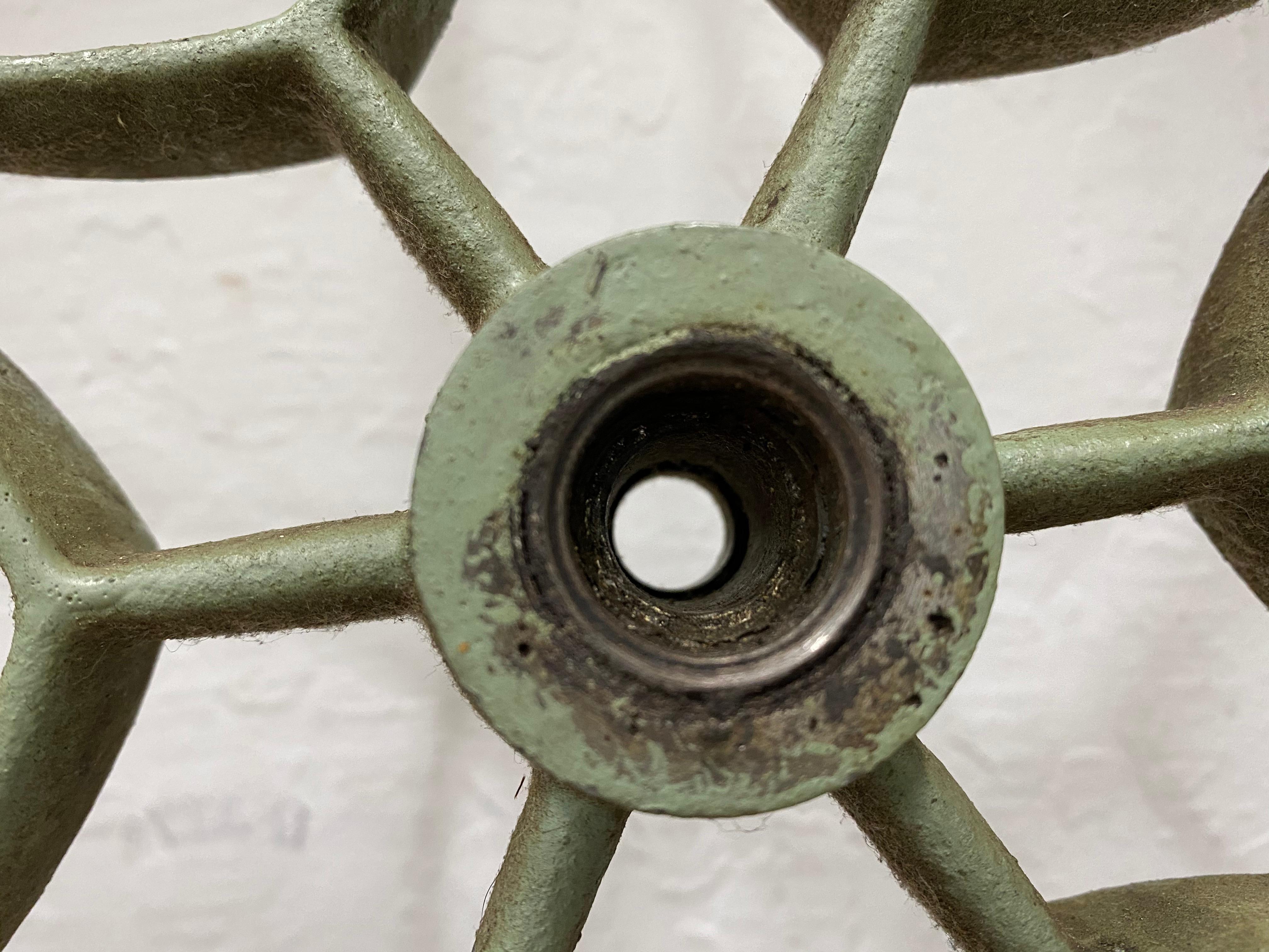 Cast Antique American Carnival Game Wheel, Early 20th Century