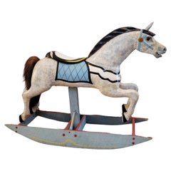 Antique American Carousel Horse Carnival Ride Attrib Charles Dare