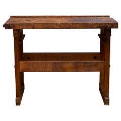 Antique American Carpenter's Workbench, c.1910-1930