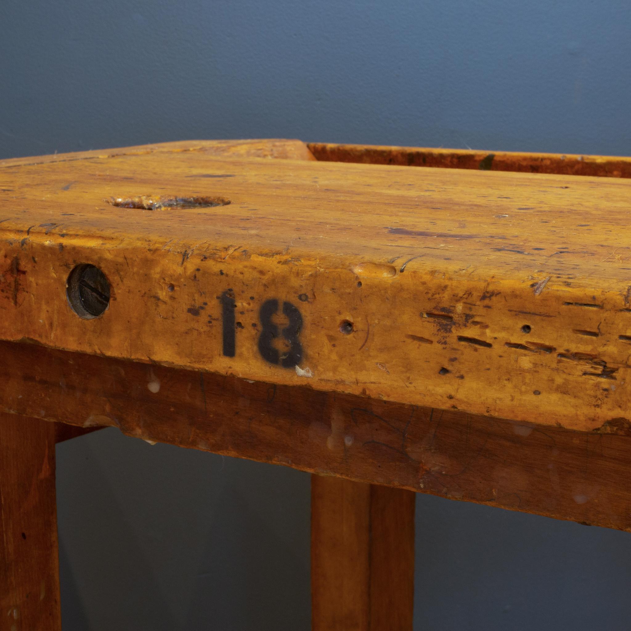 Antique American Carpenter's Workbench, circa 1900 3