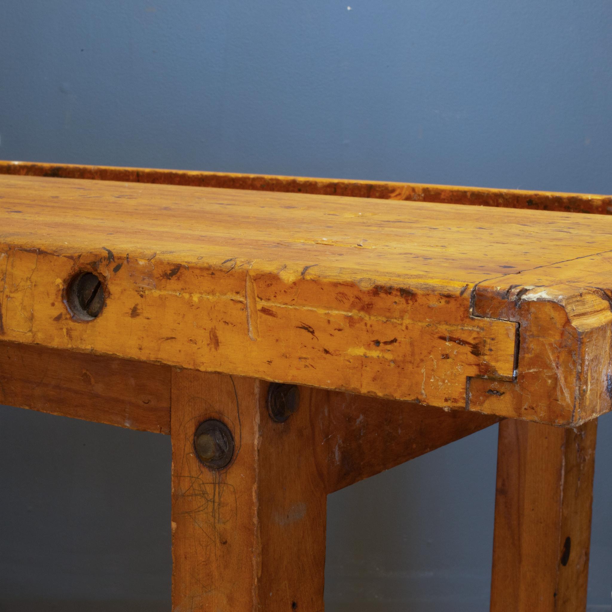 Antique American Carpenter's Workbench, circa 1900 1