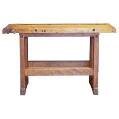 Antique American Carpenter's Workbench, circa 1900