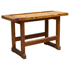 Antique American Carpenter's Workbench, circa 1900