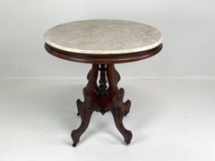 Antique American Carrara Marble Centre Table