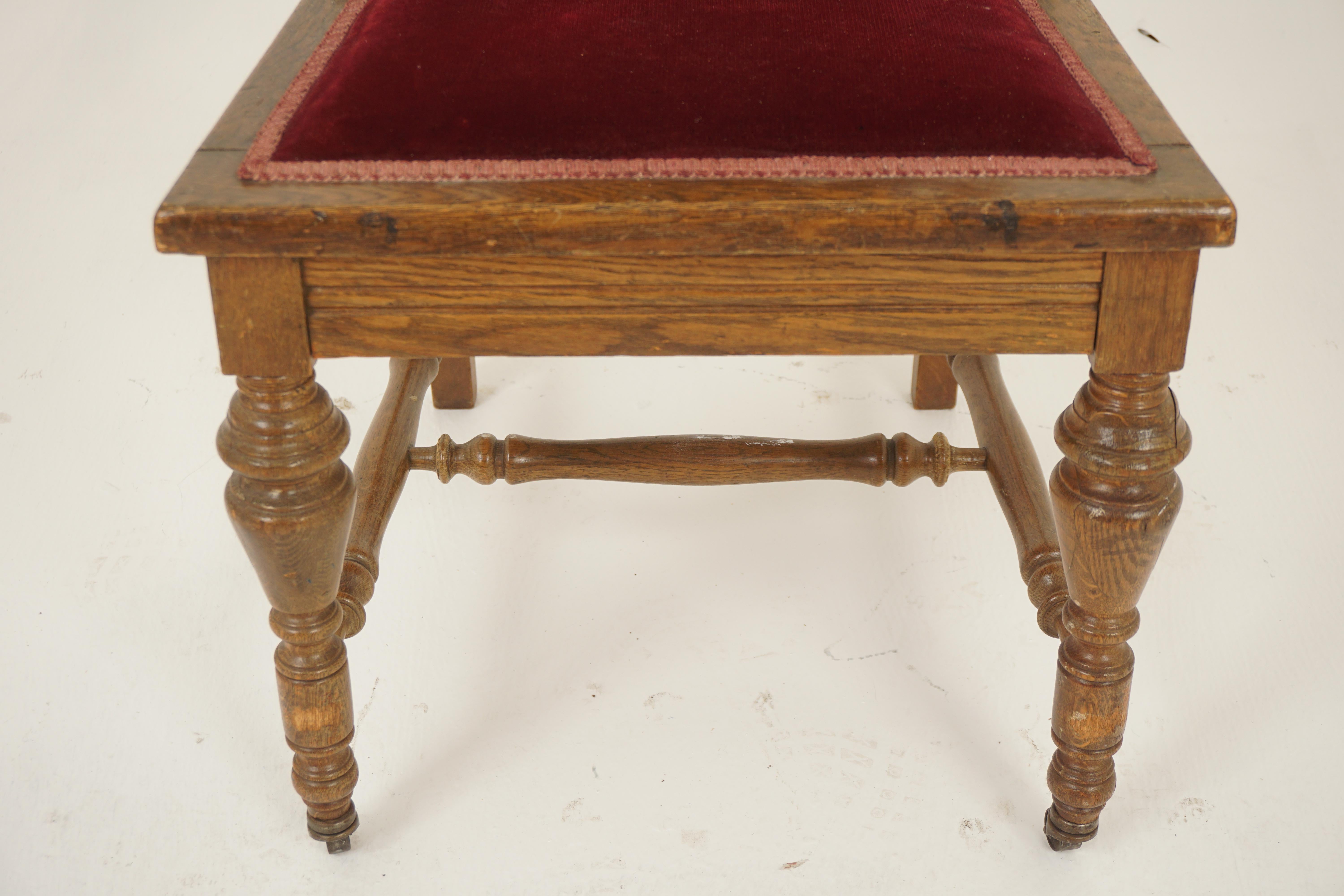 Antike amerikanische Eiche geschnitzt Halle, Schreibtisch, Occasional Stuhl, Amerika 1900, H1194 (Frühes 20. Jahrhundert) im Angebot