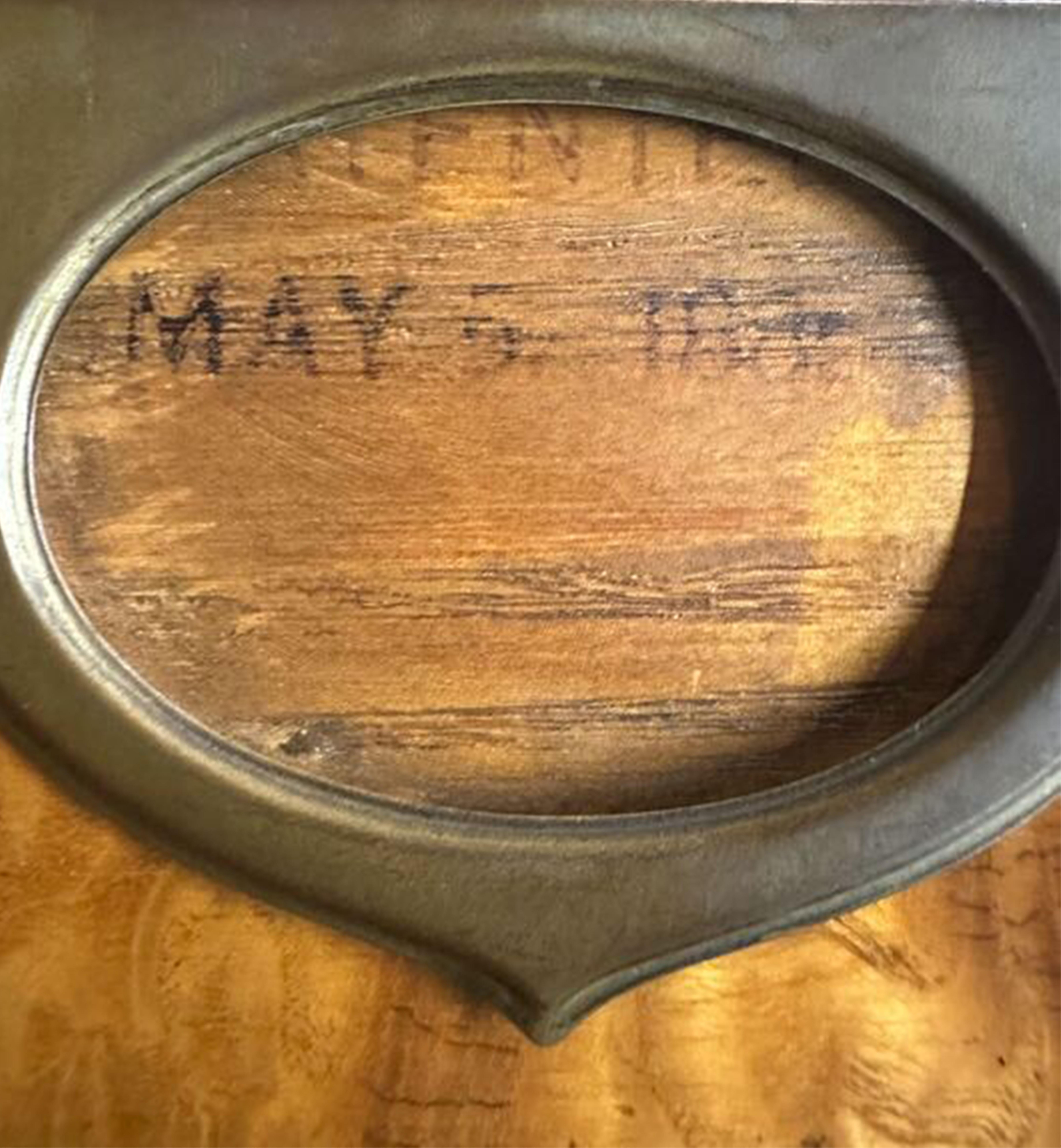 Ancien classeur à courrier Victorien en Oak Oak sculpté Amberg Co. en vente 12