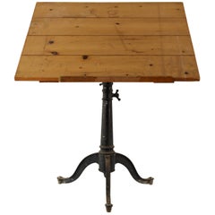 Used American Cast Iron Base Drafting Table