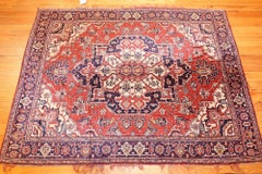 Antique American Chenille Rug. Size: 4 ft 7 in x 6 ft (1.4 m x 1.83 m)