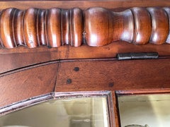 Antique American Cherry and Poplar Mid-Atlantic Region Large Corner Cupboard