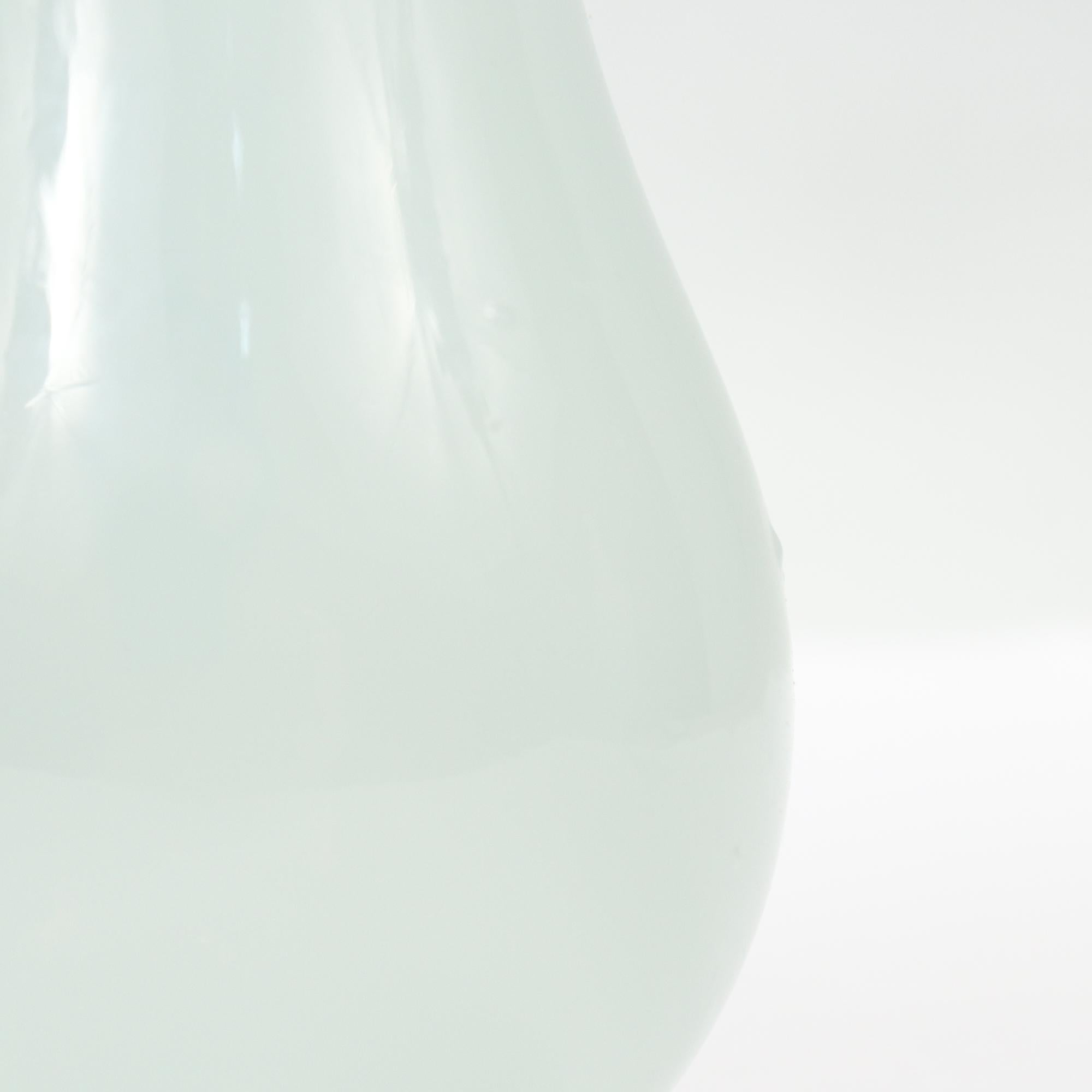 Crémier ou cruche à lait américaine ancienne en verre en forme de broche Clam en vente 2