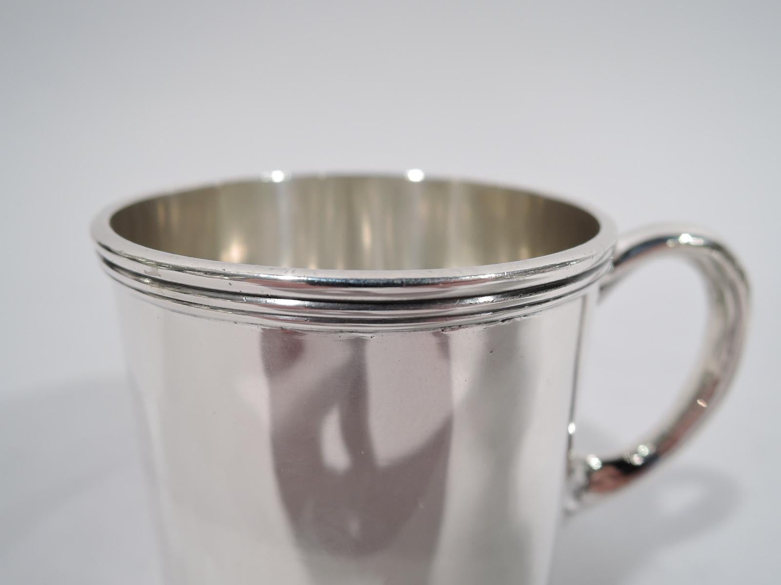 Antique American Classical Sterling Silver Baby Cup by Tiffany & Co. In Excellent Condition In New York, NY