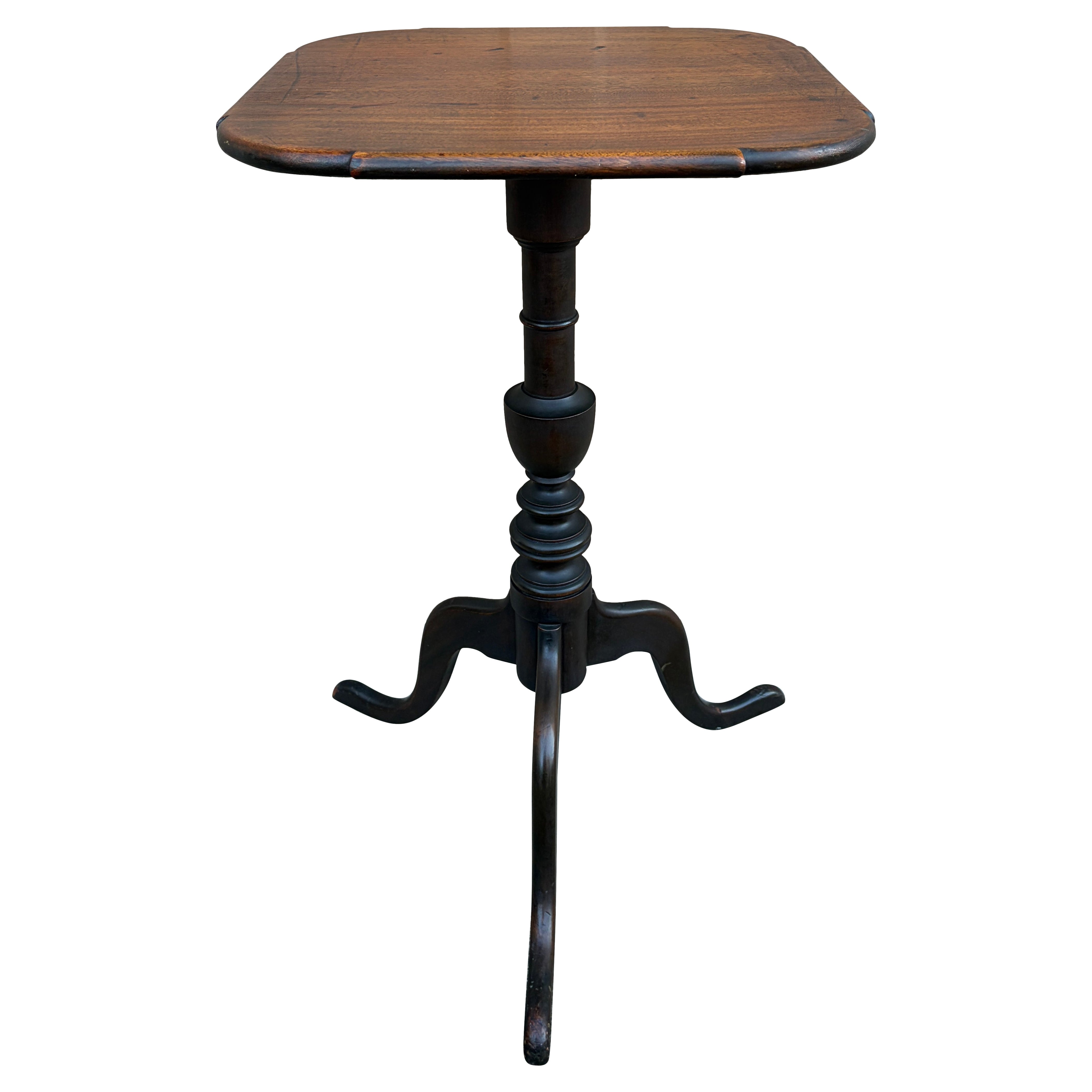 Antigua mesa auxiliar de caoba colonial americana, principios del siglo XX en venta