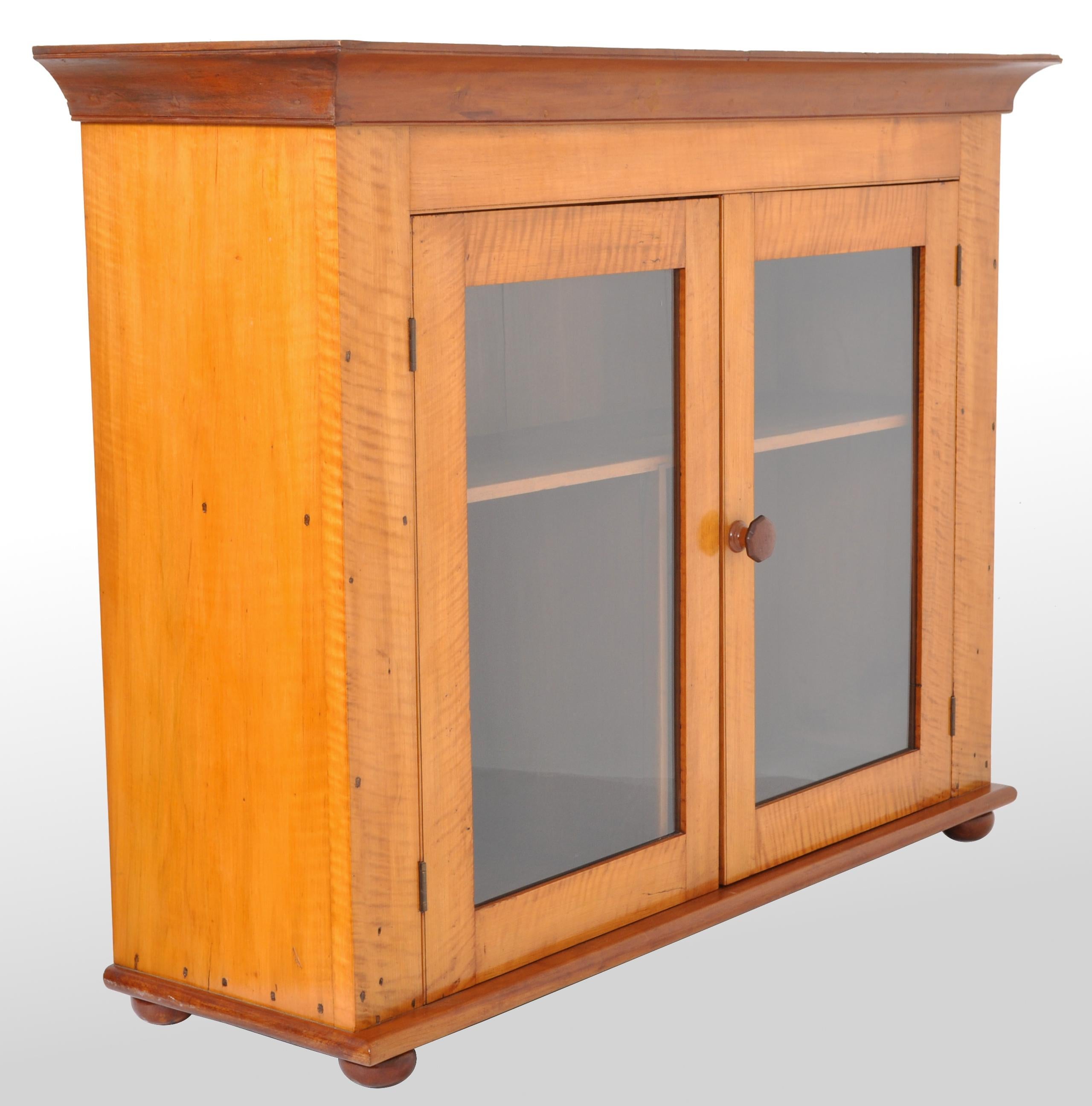 tiger maple cabinets