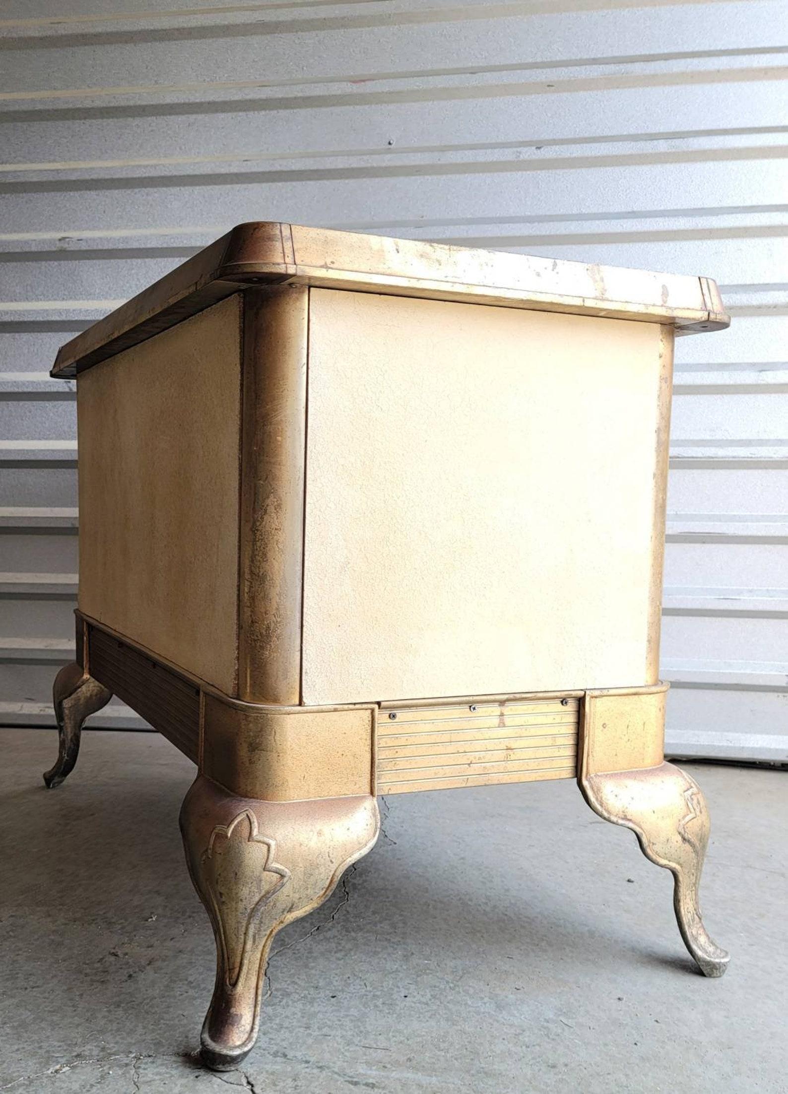 20th Century Antique American Early Kitchen Stove Now Console Table For Sale