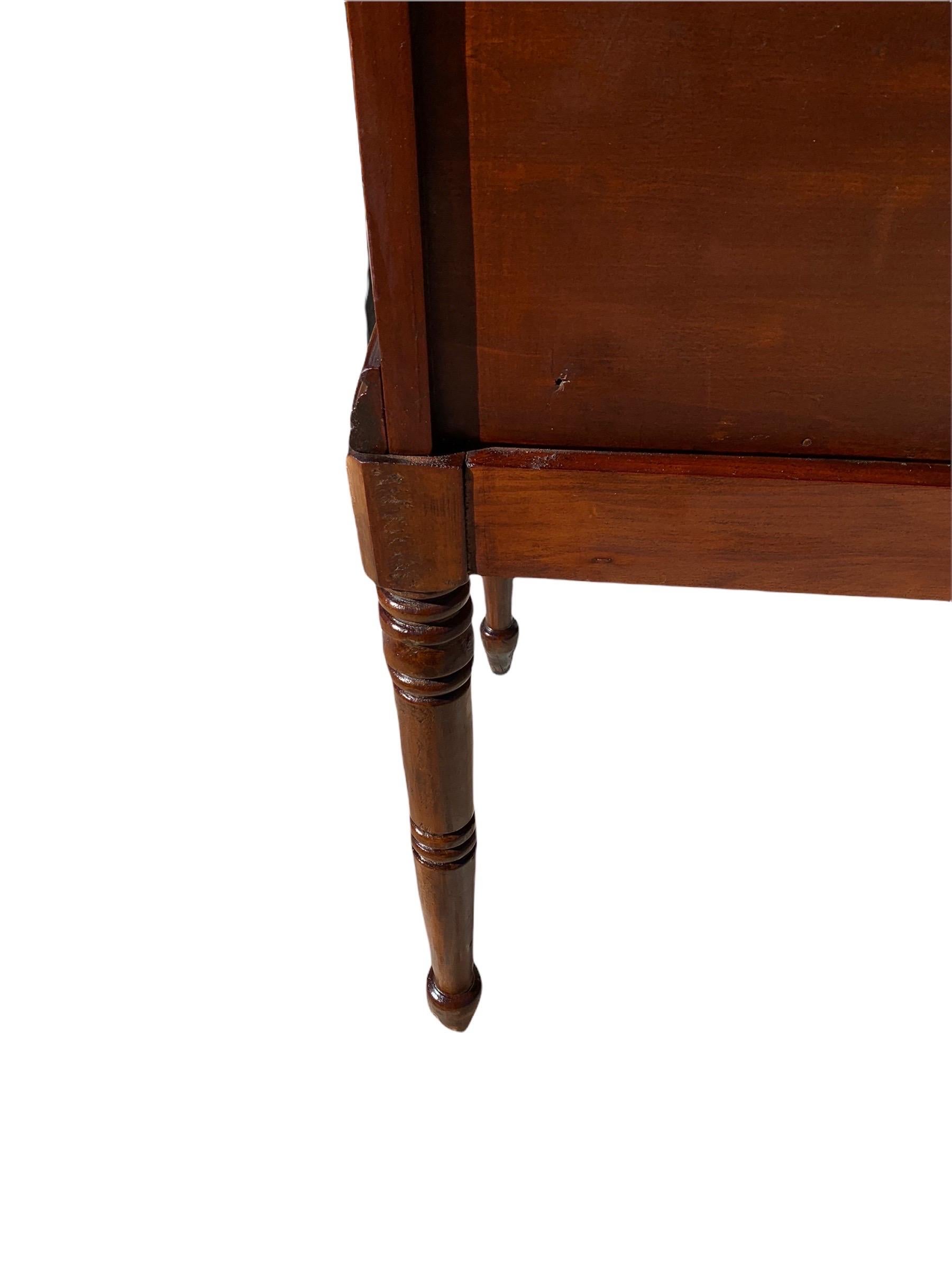 Antique American Eastlake Carved Walnut Silverware or Jewelry Chest at