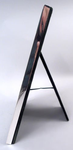 Antiguo marco de plata de ley eduardiano americano Art Nouveau