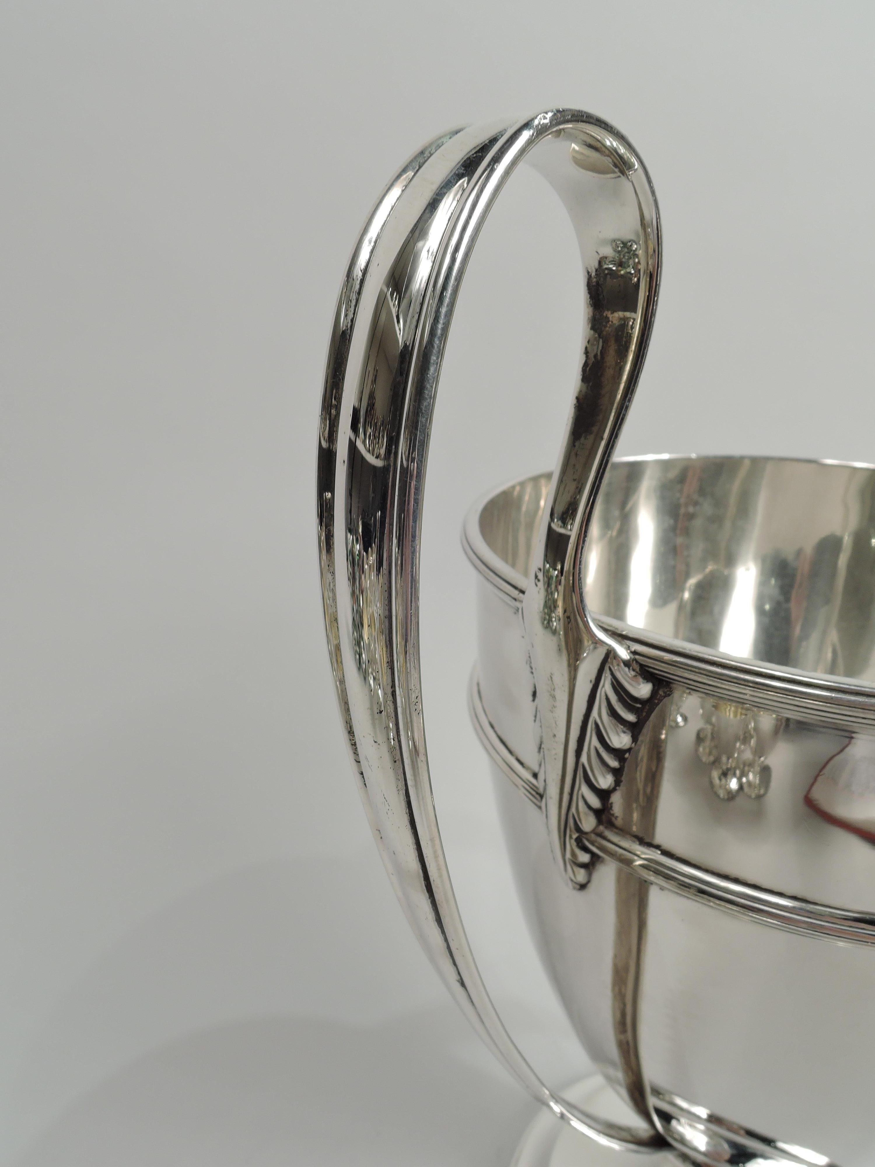 antique silver trophy cup