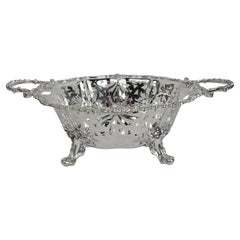 Antique American Edwardian Classical Sterling Silver Bowl