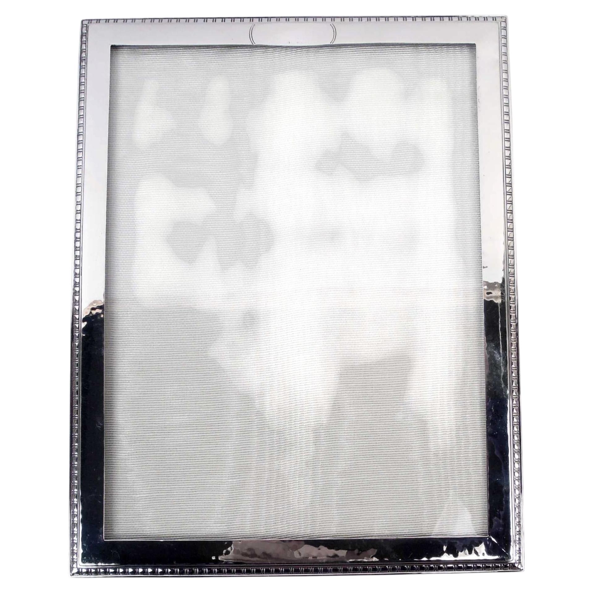 Antique American Edwardian Classical Sterling Silver Picture Frame