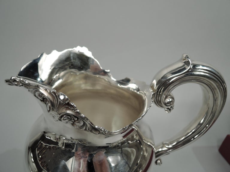 Antique American Edwardian Classical Sterling Silver Water Pitcher For ...
