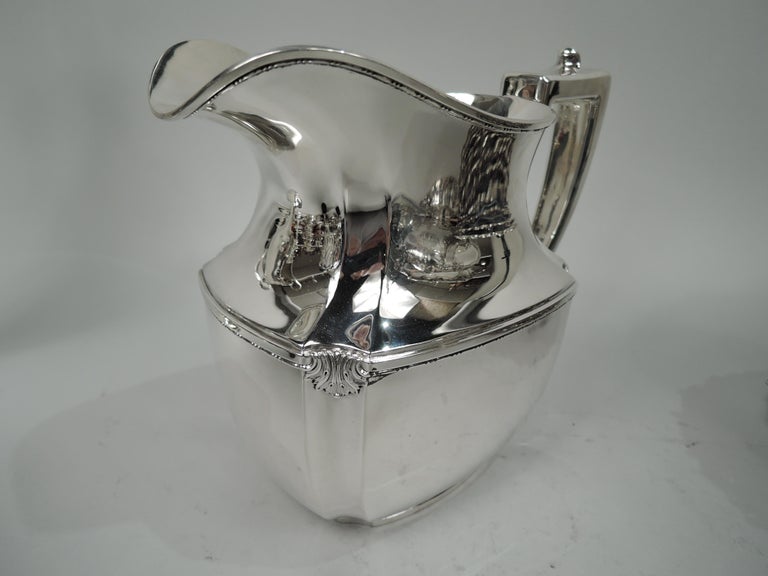 Antique American Edwardian Classical Sterling Silver Water Pitcher For ...