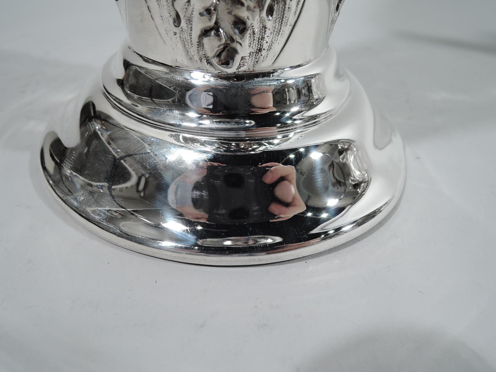 20th Century Antique American Edwardian Regency Sterling Silver Vase