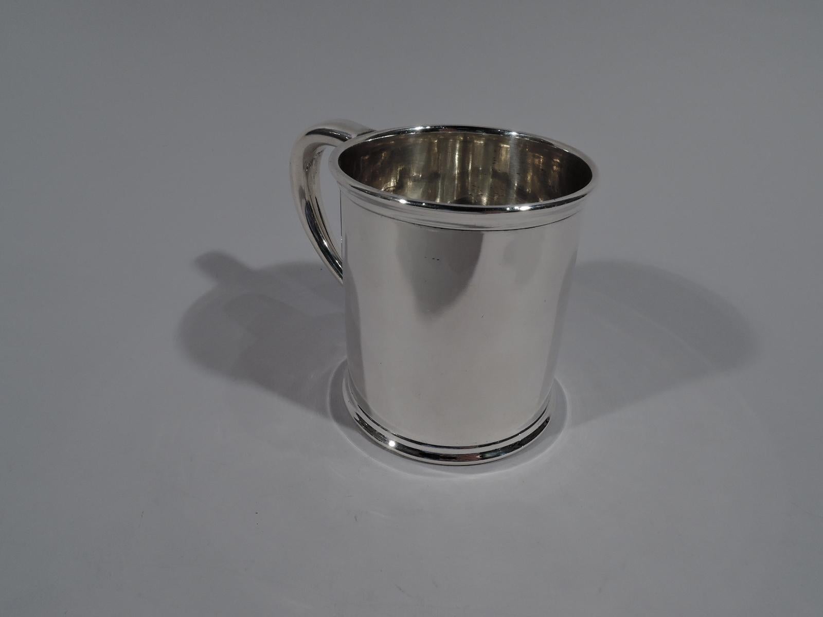 Antique American Edwardian Sterling Silver Baby Cup by JE Caldwell In Excellent Condition In New York, NY