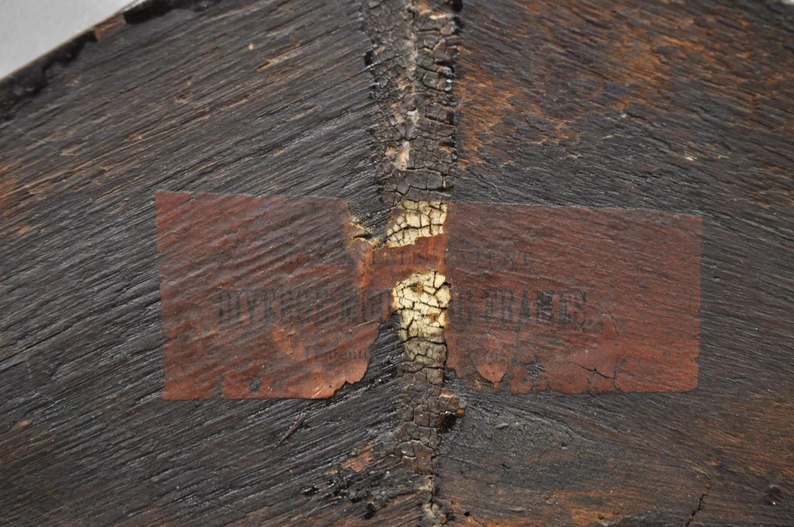 Antique Mirror americano ad arco in legno di mogano con cornice in vetro da parete in vendita 5