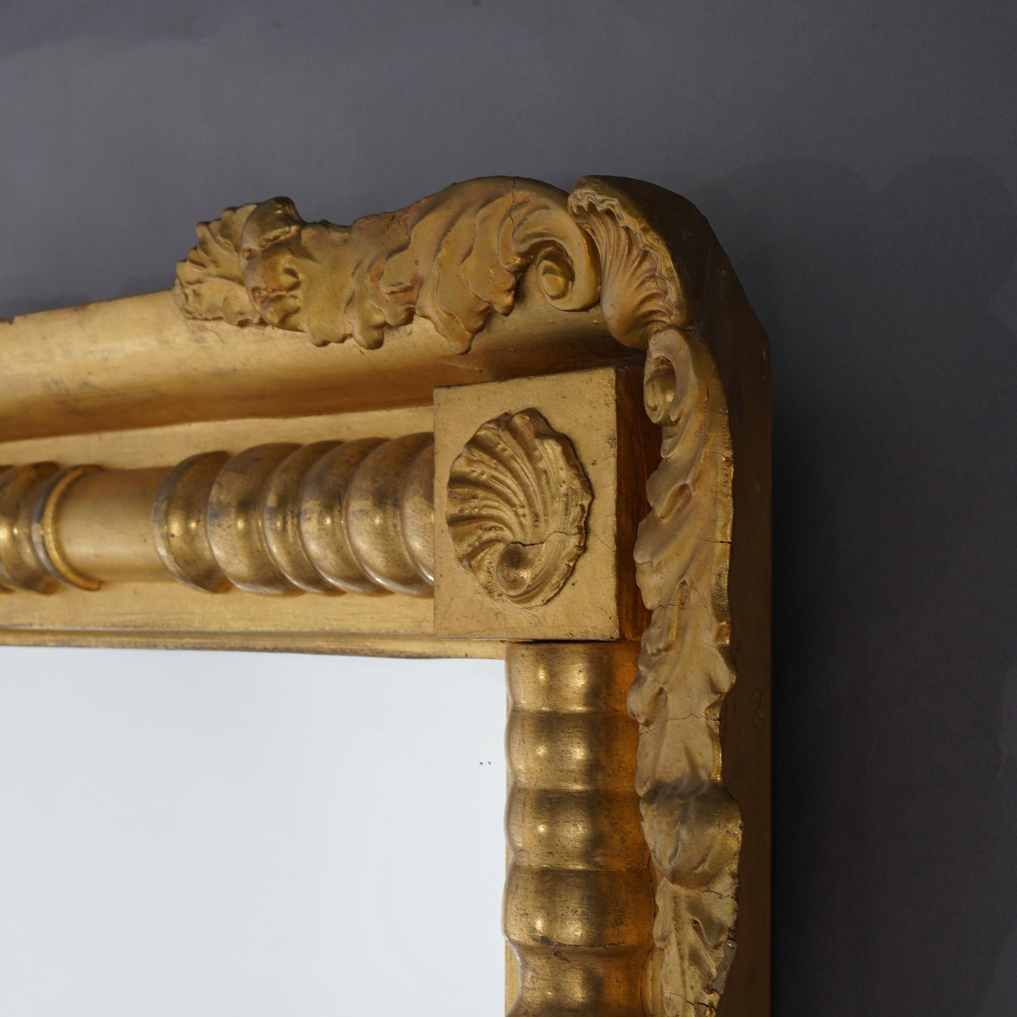 Antique Mirror americano impero classico prima finitura C1840 in vendita 1